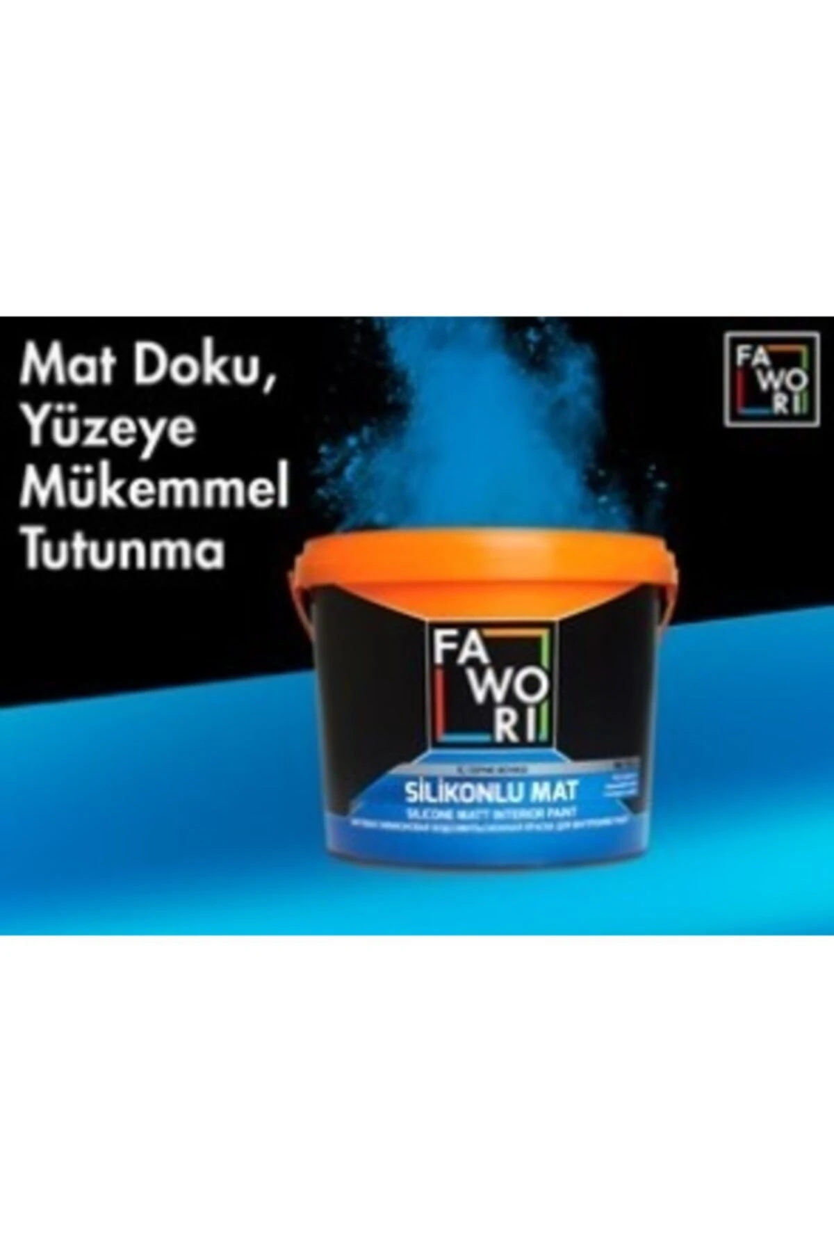 Silikonlu Mat Silinebilir Iç Cephe Boyası 2.5lt Renk:ırmak25 + Kendin boya Set