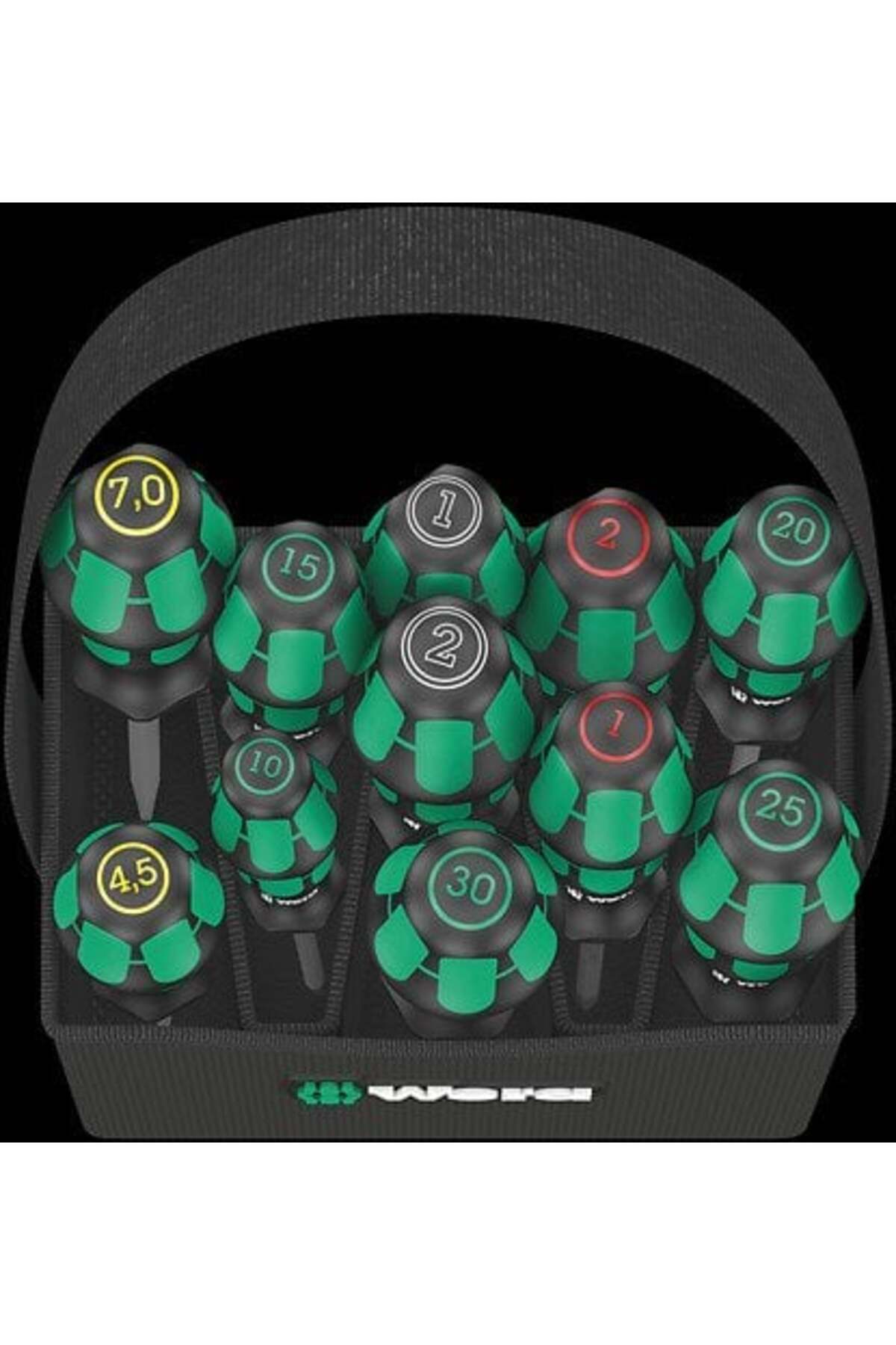 WERA KraftForm 2GO 300 FORM 11 Parça Tornavida Takımı
