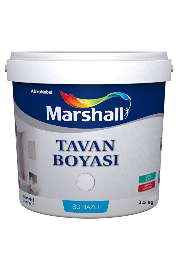 Plastik Mat Su Bazlı Silinebilir Duvar Boyası Antrasit Gri 2.5 Lt Tavan Boyası Beyaz 3.5 Kg