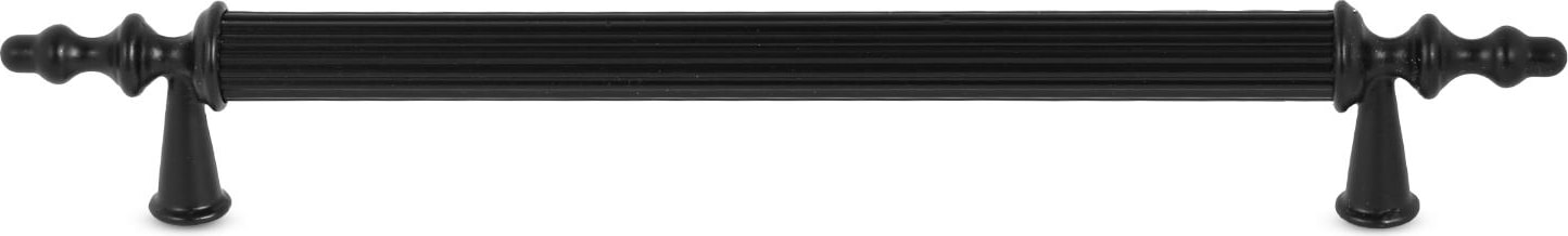 Ovacık (192 mm - 19.2 cm) Mat Siyah Metal Mobilya Mutfak Çekmece Dolap Kapak Kulpu Kulbu Kulpları