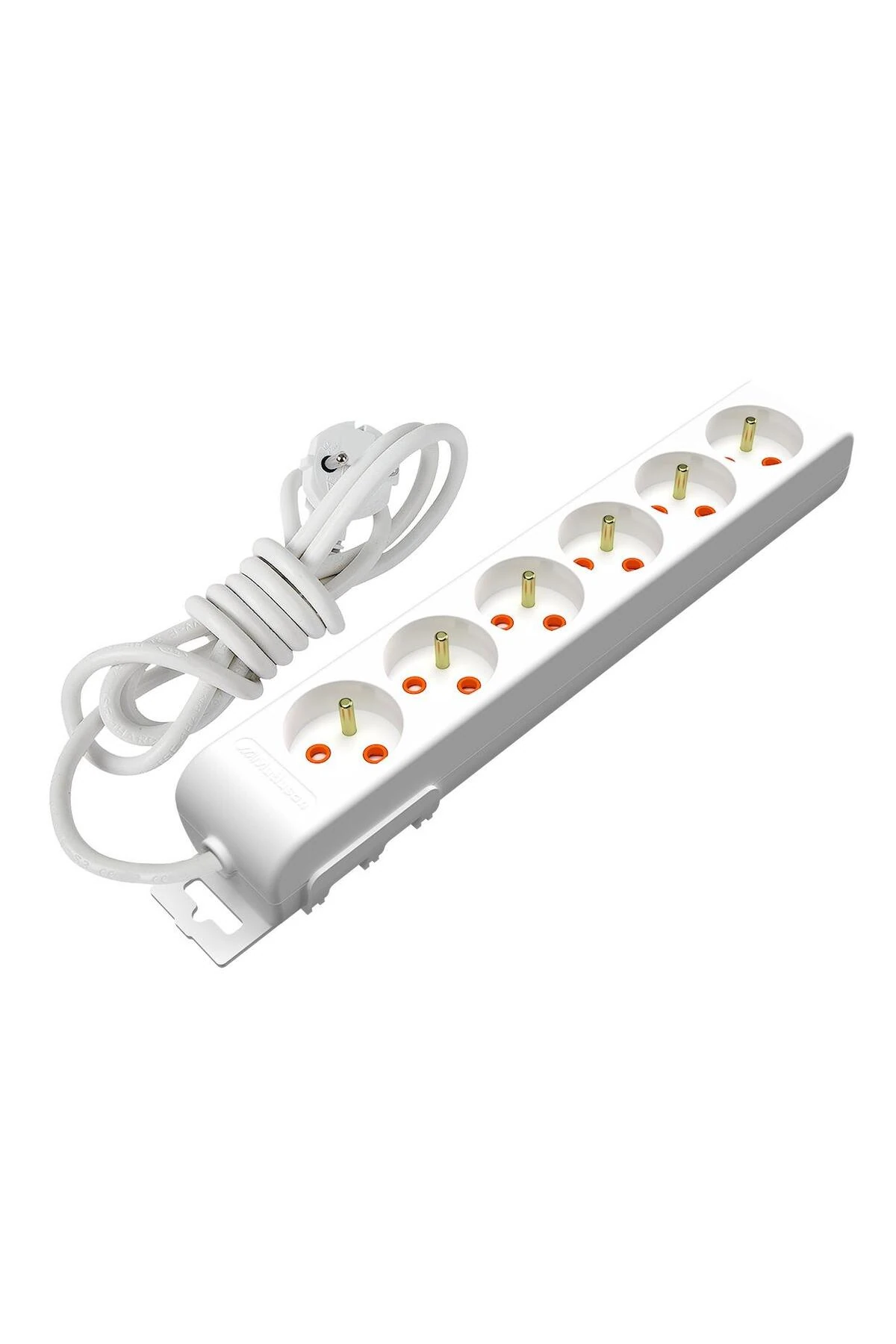6 Lı 2 Metre Upsli Grup Priz Upsli Uzatıcı 6 Lı