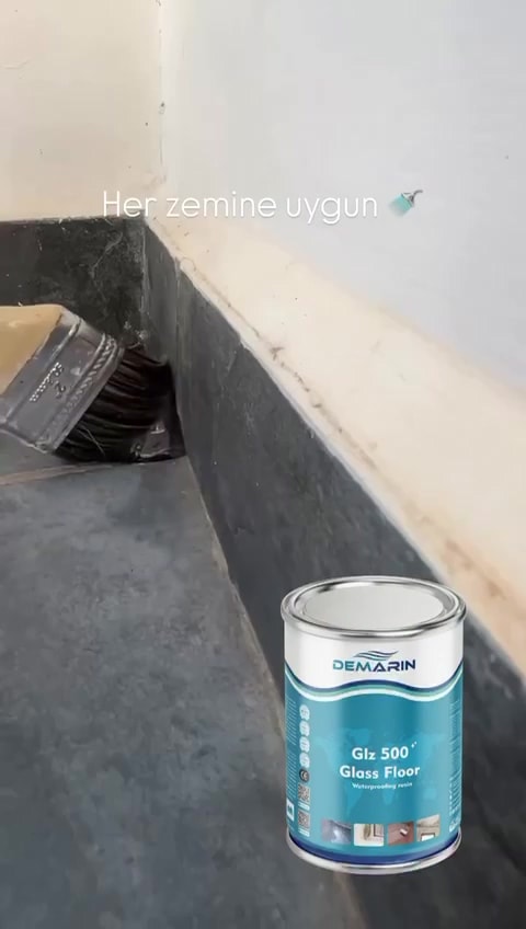 Glz 500 Glass Floor Şeffaf Su Yalıtım Boyası 15 Kg