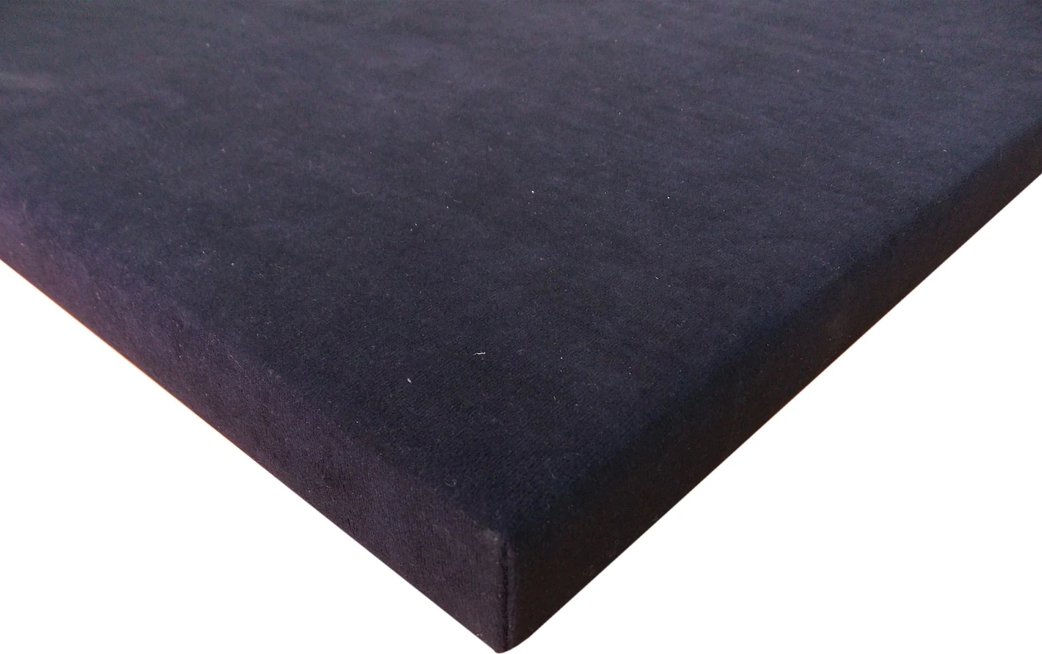 Kumaş Kaplı Akustik Sünger Panel Siyah 4 x 60 x 120 cm