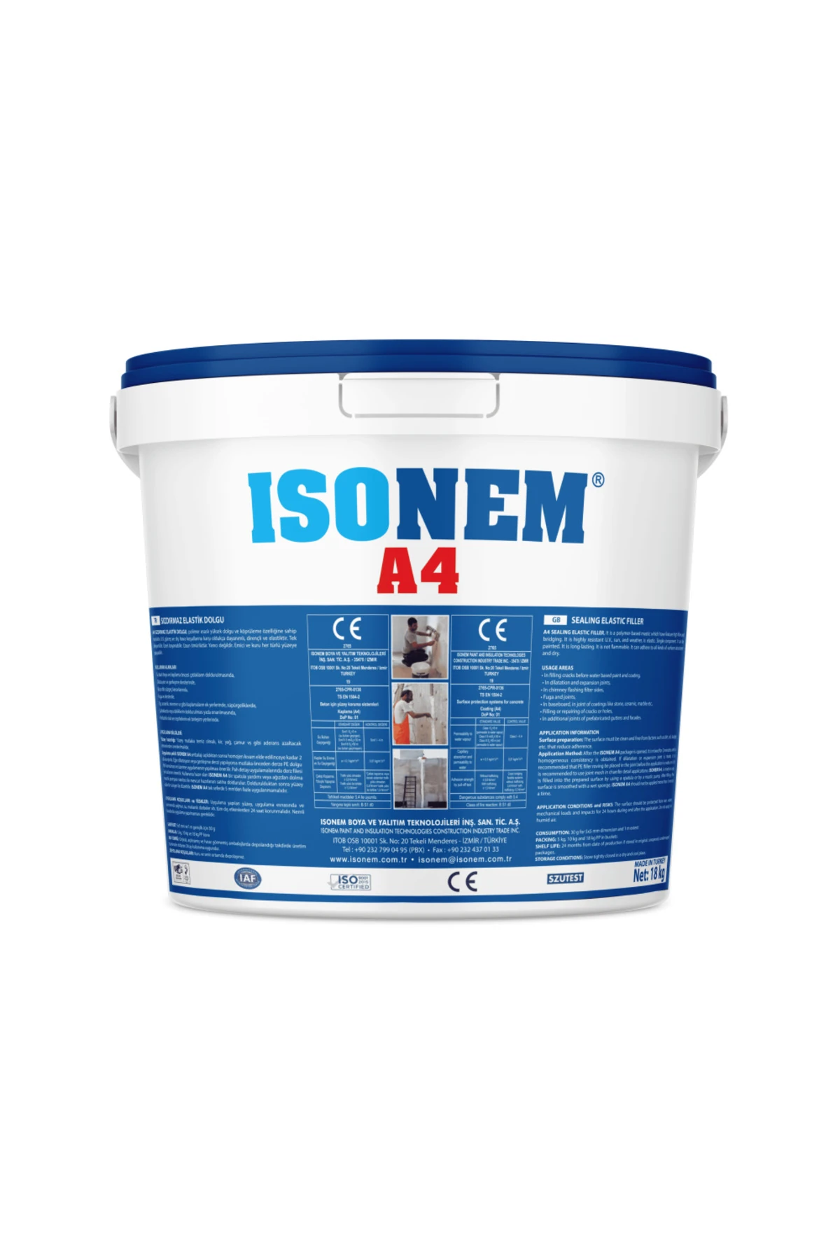 A4 Sızdırmaz Elastik Dolgu 5 Kg Gri