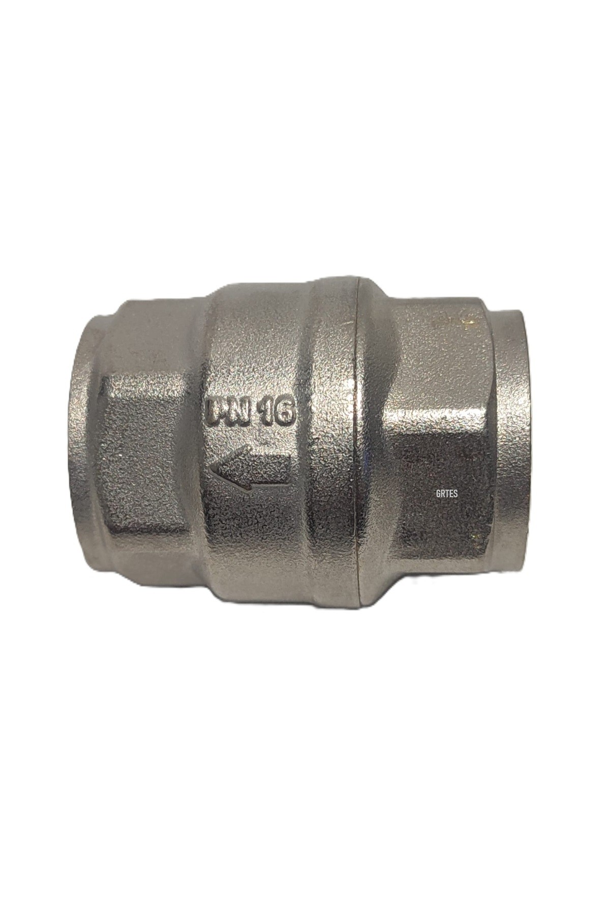 (2'li Paket) 3/4" Dn20 Sarı/Krom Dik Çekvalf - Vertical Check Valve