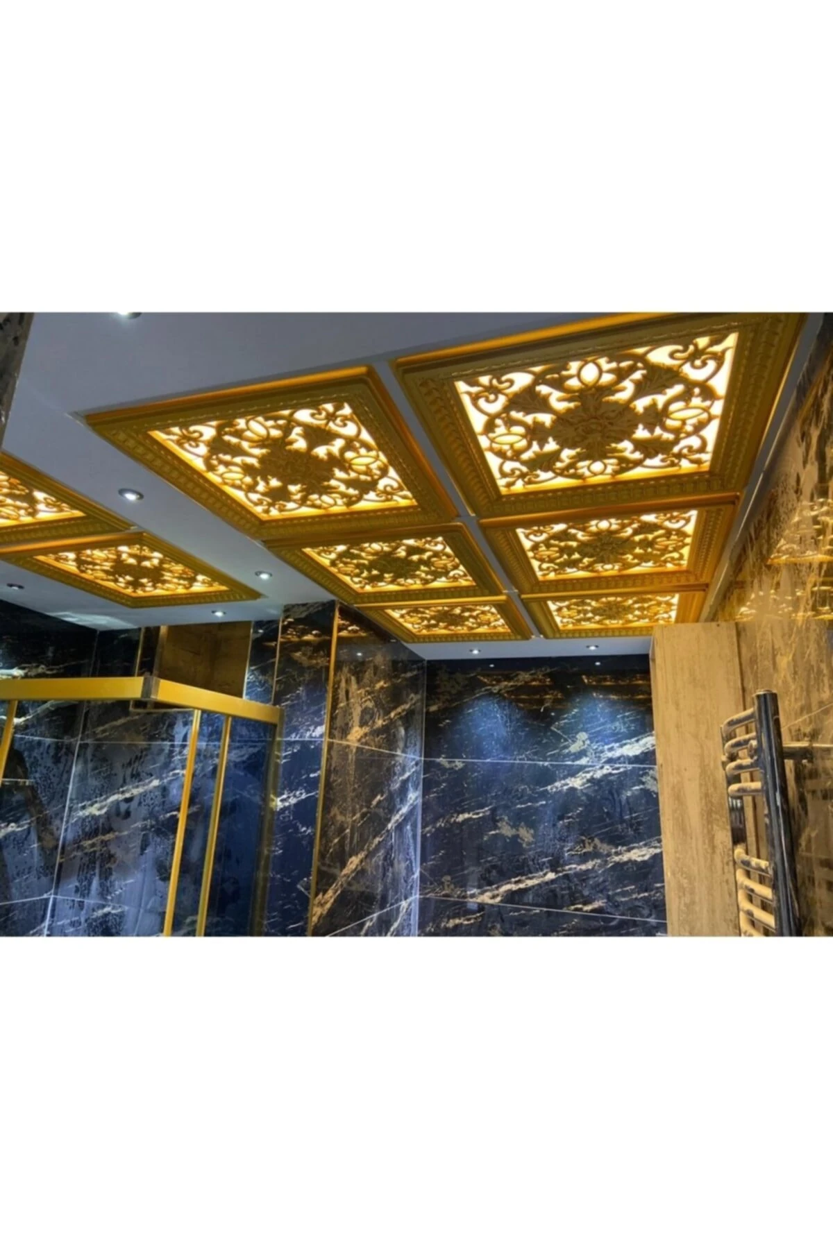 Avangart 60x60 Cm Tavan Panel Kahve Eskitme