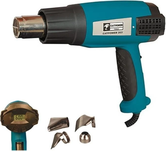 çınar ticaret catpower 203 dijital sıcak hava tabancası 2000 watt