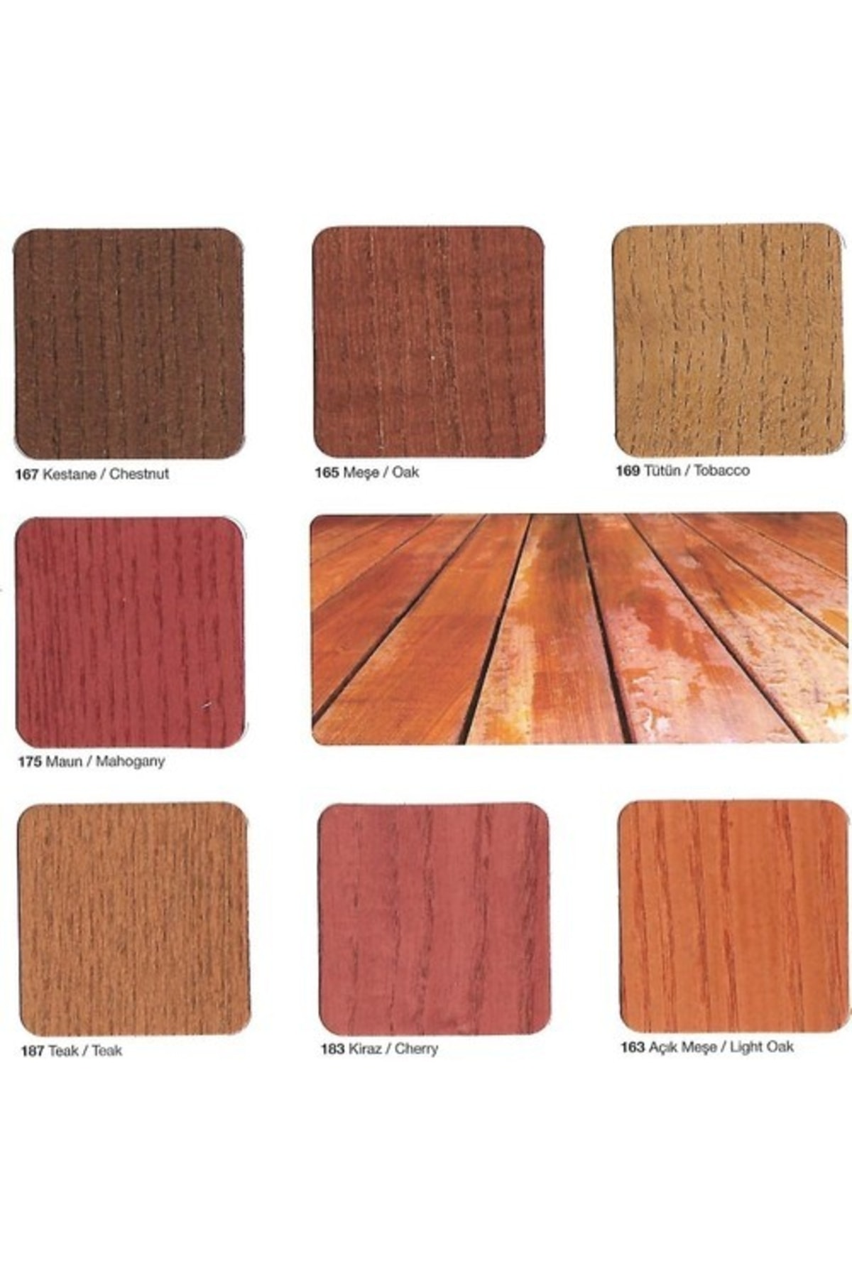 Politex Parlak Renkli Vernikli Ahşap Koruyucu Maun Renk