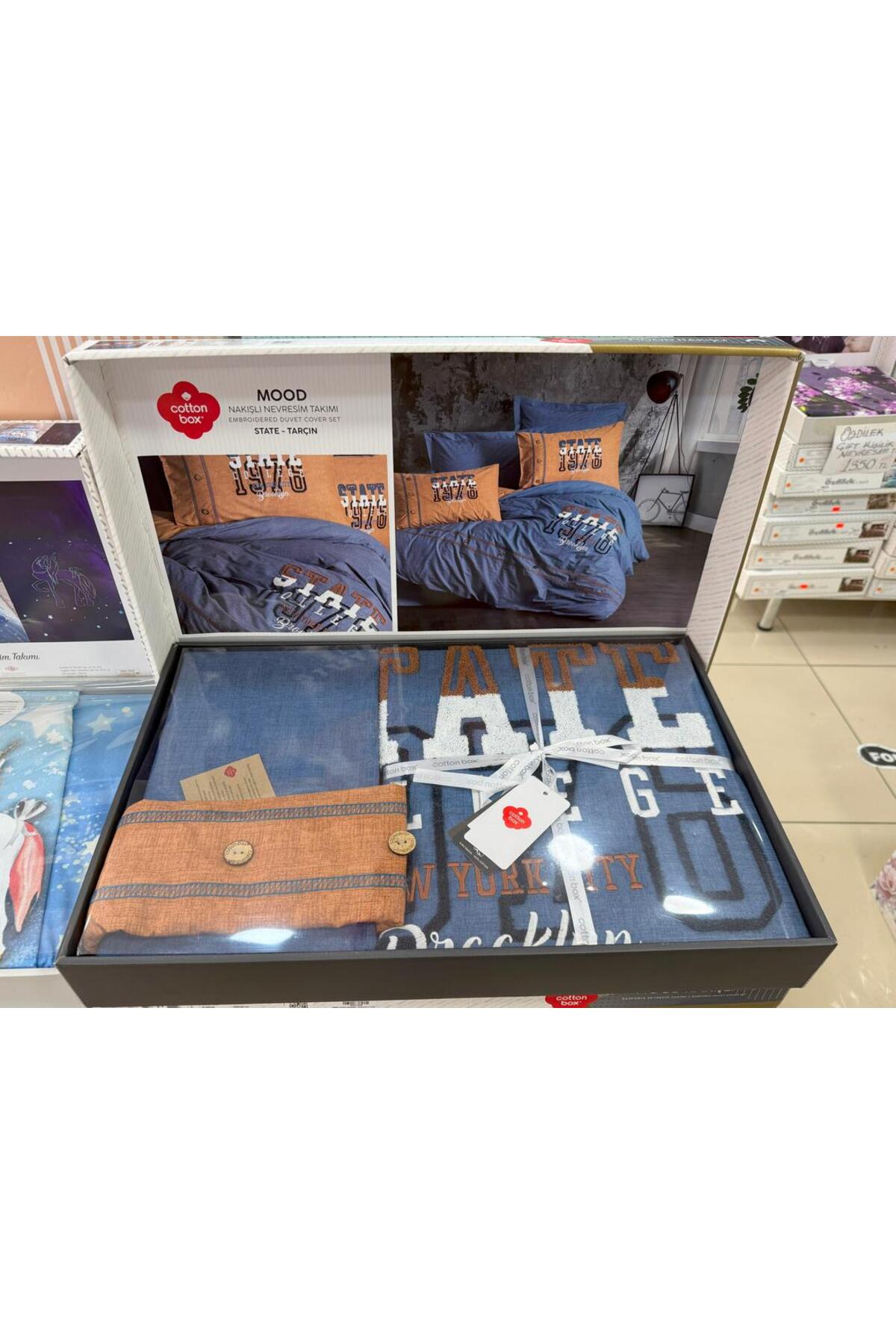 Mood Nakışlı Ranforce Nevresim Takımı (Tek Kişilik) Model 2