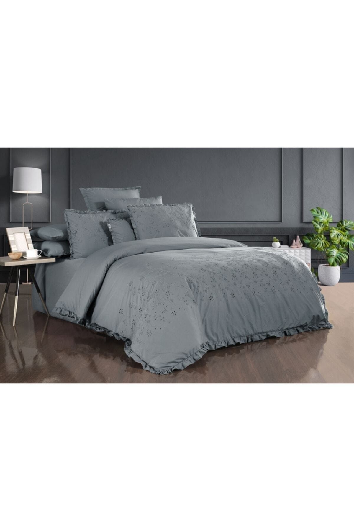 Peşte V3 Percale Nevresim Takımı Çift Kişilik