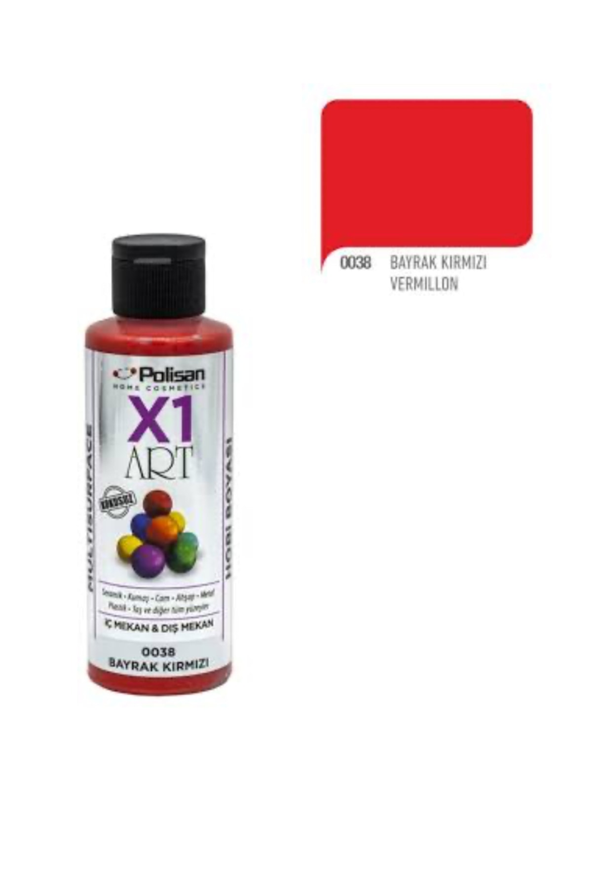 X1 Art Hobi boyası vernikli