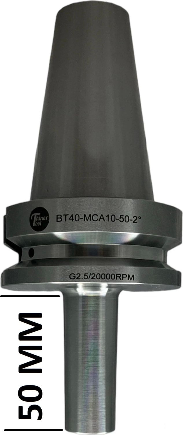 BT40 MCA10 - 50 Boy Vidalı Tutucu M10X50 Boy Vidalı Tutucu 20.000 Devir Balans Alınmıştır