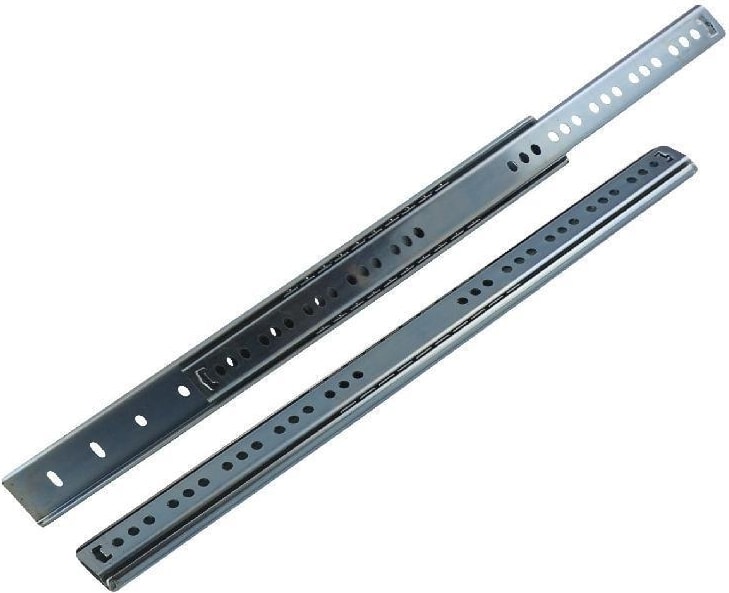 45MM Çift Açılım Teleskopik 40CM Bilyalı Frenli Ray (1 Takım)