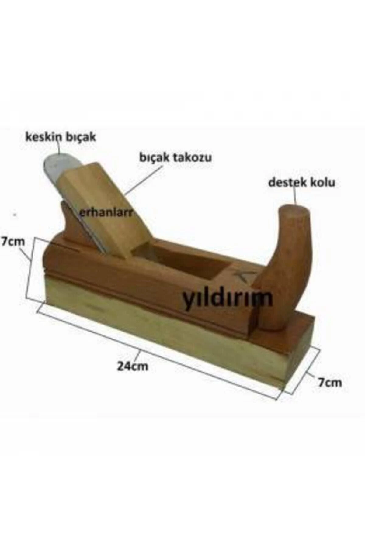 Ağaç Rendesi Marangoz Rendesi Kapı Altı Rendesi Topuzlu Ahşap Rende