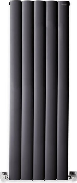 1200 x 395 mm Lilac Dikey Antrasit Alüminyum Radyatör Standart Bağlantı