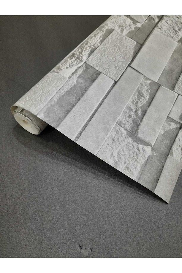 Taş Desenli 3boyutlu Duvar Kağıdı (5m2)
