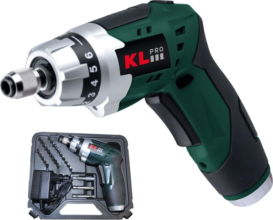 KLNM3613 3.6Volt /1,3Ah Li-ion Şarjlı Tornavida + 45 Parça Vidalama ucu