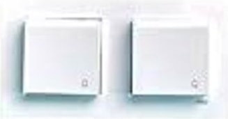 Karre Ikili Set Kapaklı Priz + Kapaklı Priz (2li Çerçeve Dahil)