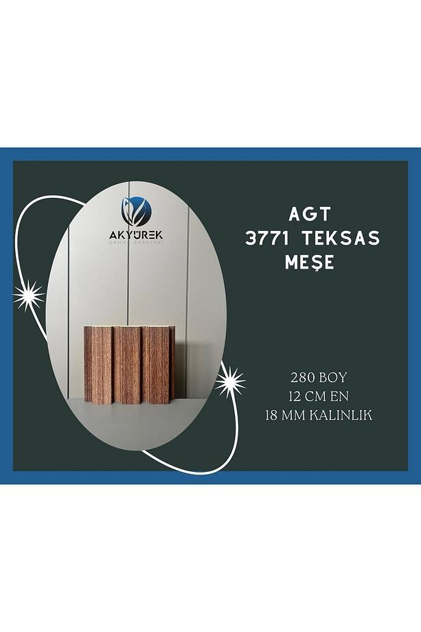 AKYÜREK  LB 3771 TEKSAS MEŞE DEKOR PROFİL DUVAR KAPLAMA LAMBRİ