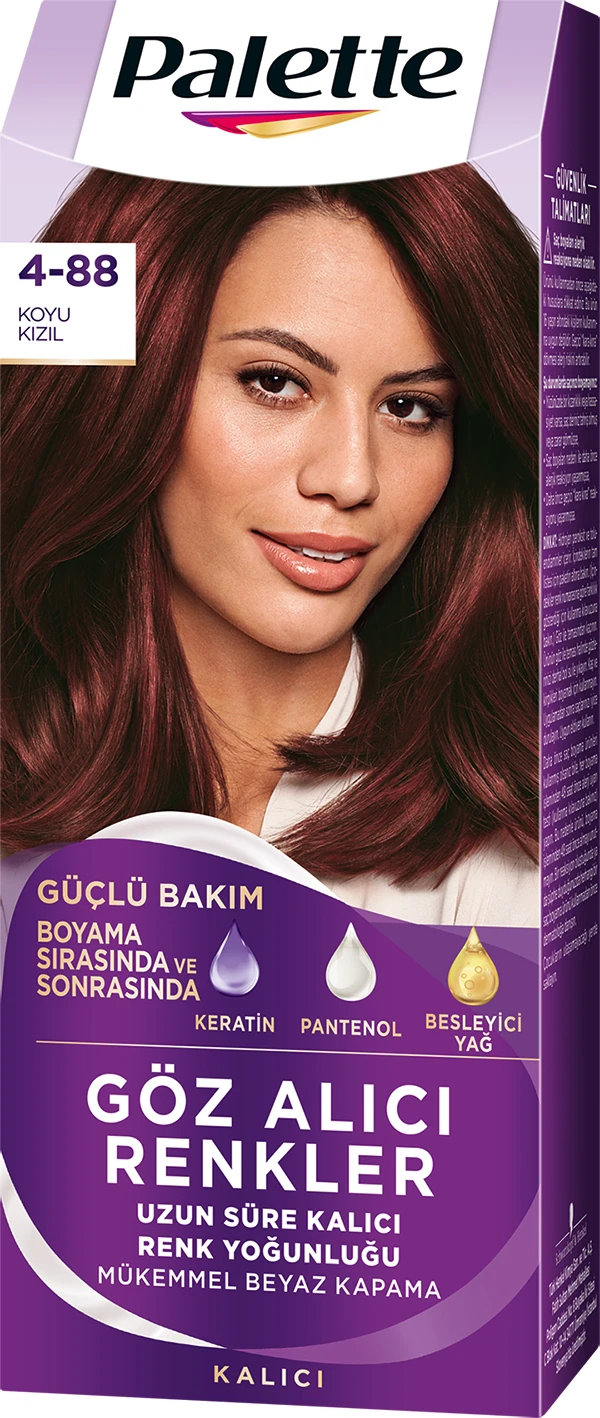 Saç Boyası 4-88 Koyu Kızıl Saç Boyası