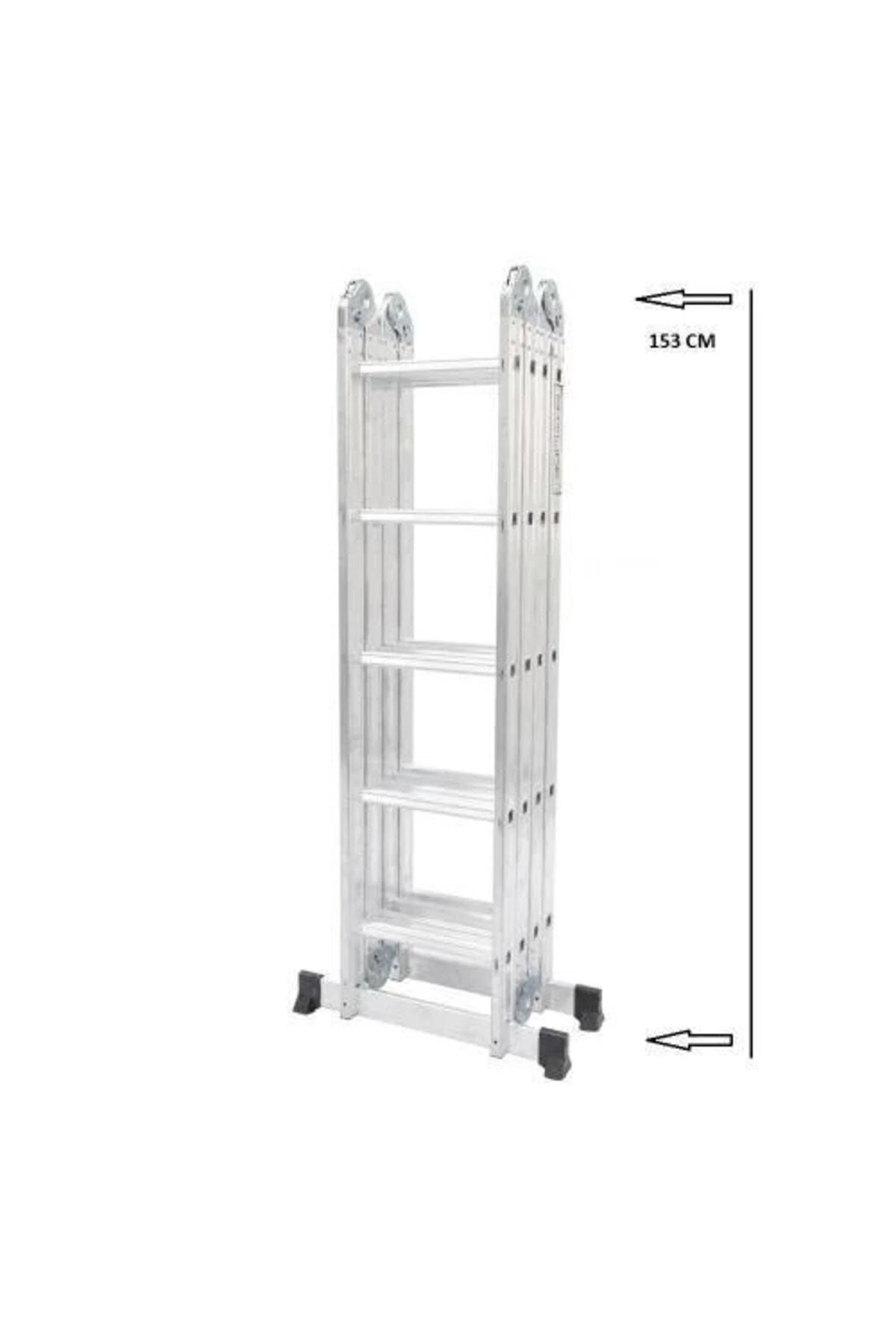 20 Basamaklı Alüminyum Akrobat Orijinal Marka Merdiven 5,75 Metre 4x5 Kırmalı