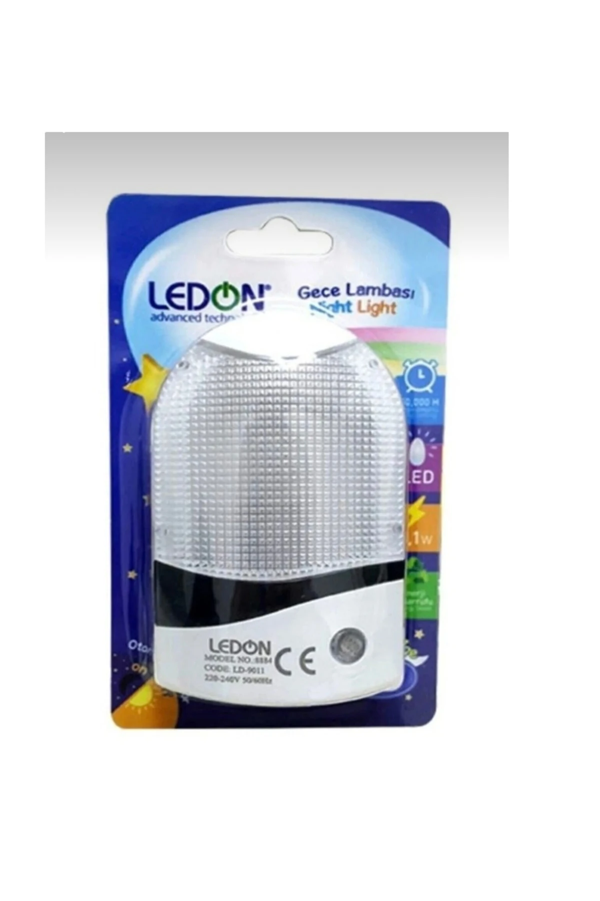 Fotoselli Ledli Prize Takılan Enerji Tasarruflu Gece Lambası