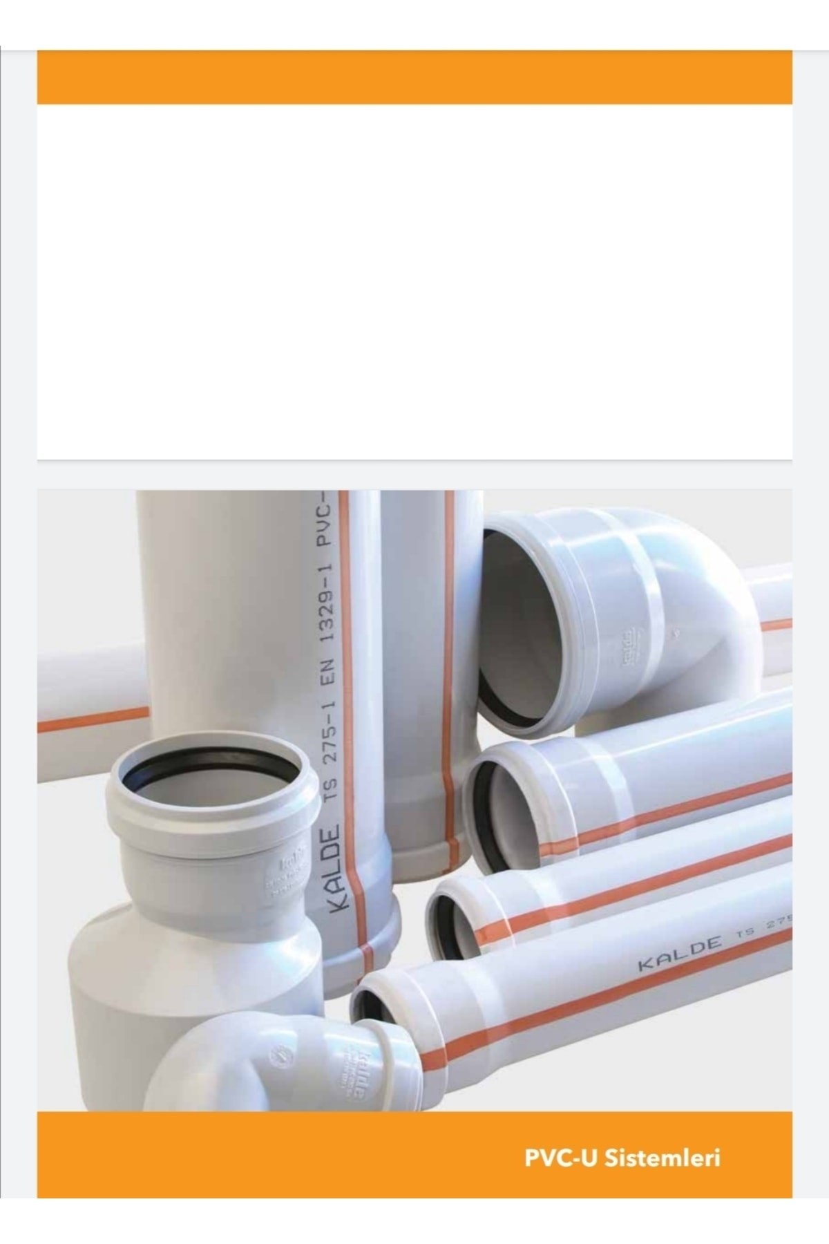 50*2000 Pvc Boru 3,2 Pvc U Boru