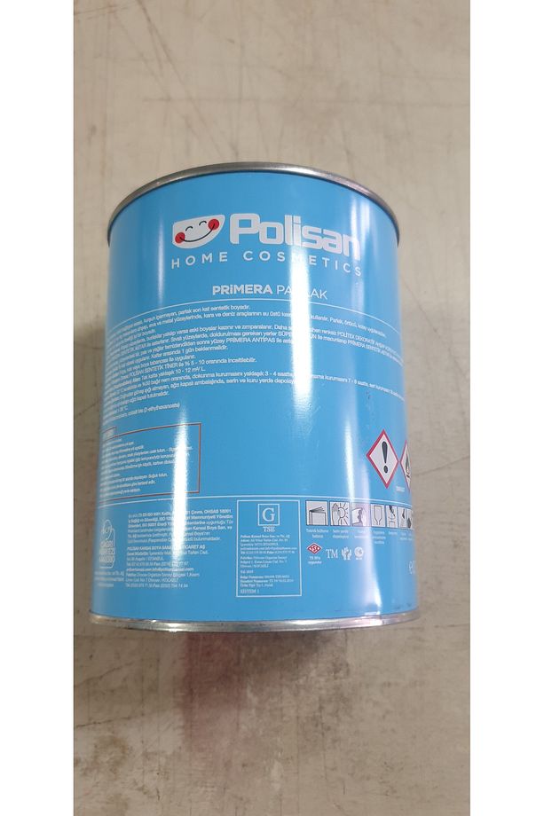 POLİSAN Sentetik -yağlı Boya -primera Parlak -0,75 Litre -kırmızı