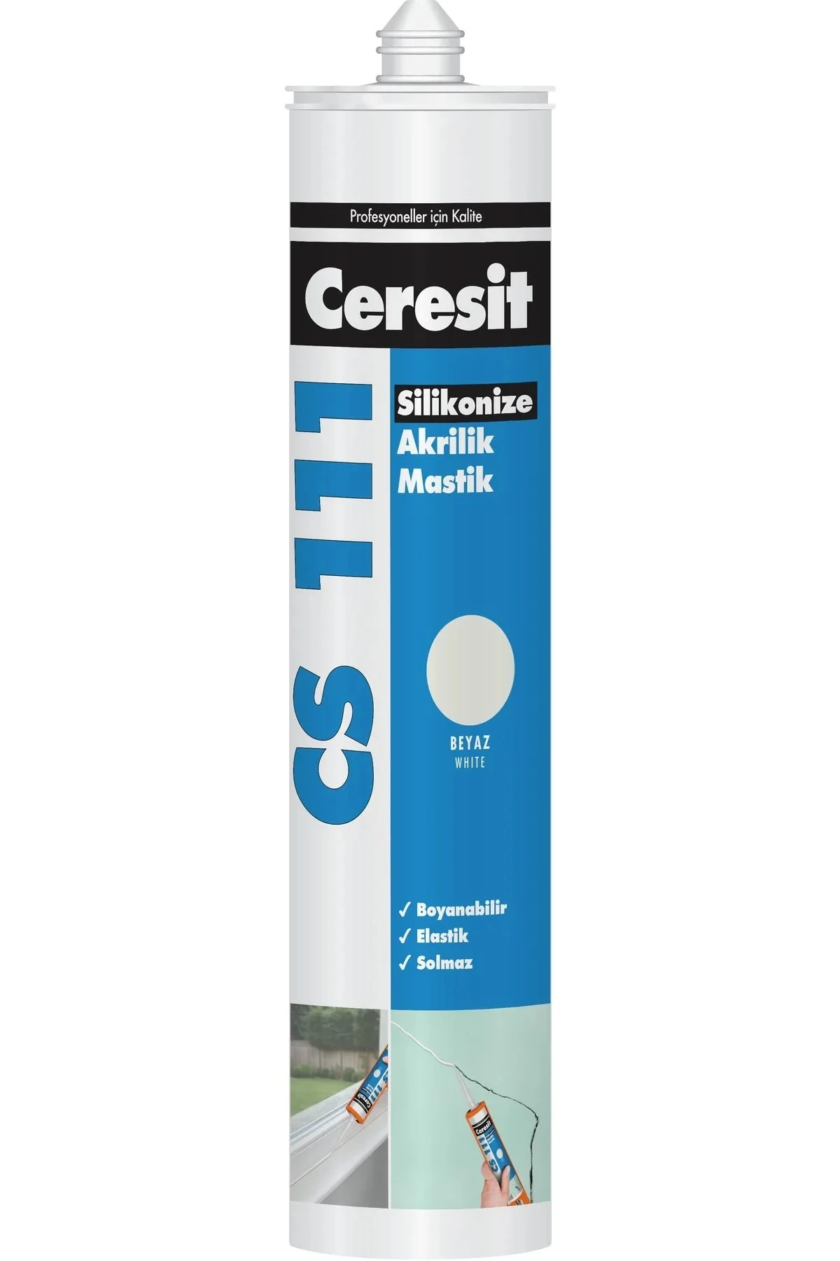 Ceresit CS111 Silikonize Akrilik Mastik Altınmeşe 240 ml
