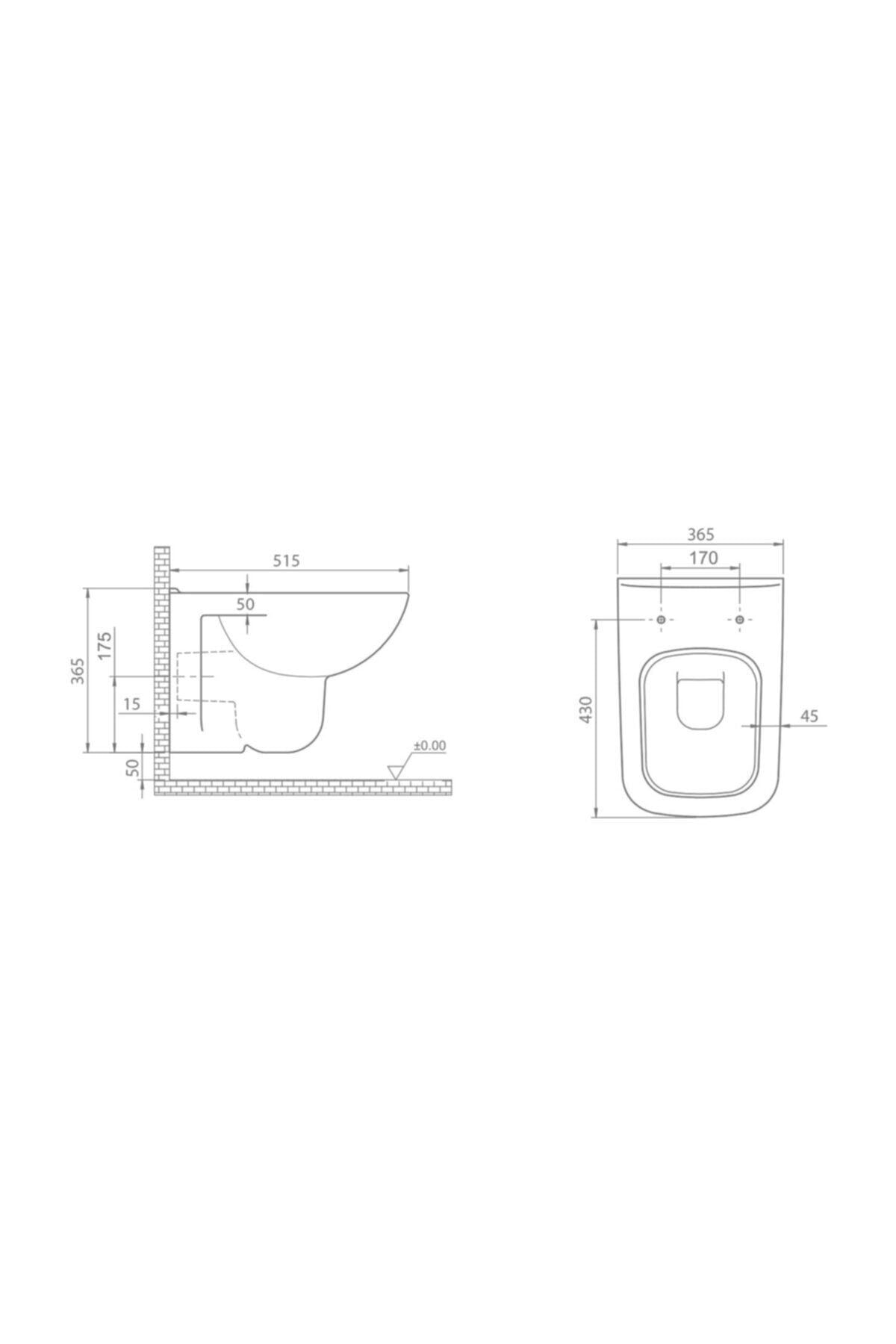 Lila Asma Klozet Ve Yavaş Kapanır Sessiz Kapak