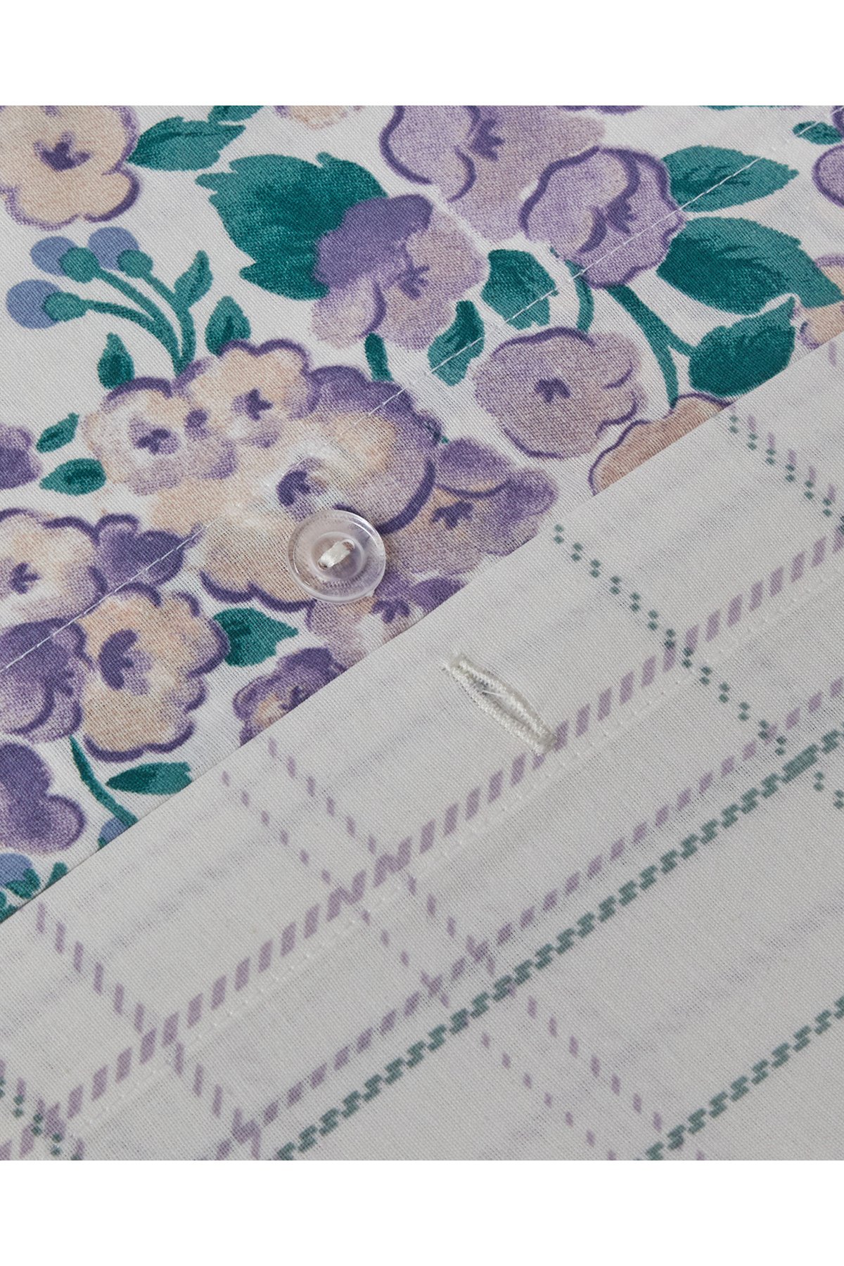 Promise Of Spring Kolay Ütülenir Çift Kişilik Nevresim Takımı 200x220 cm Lila