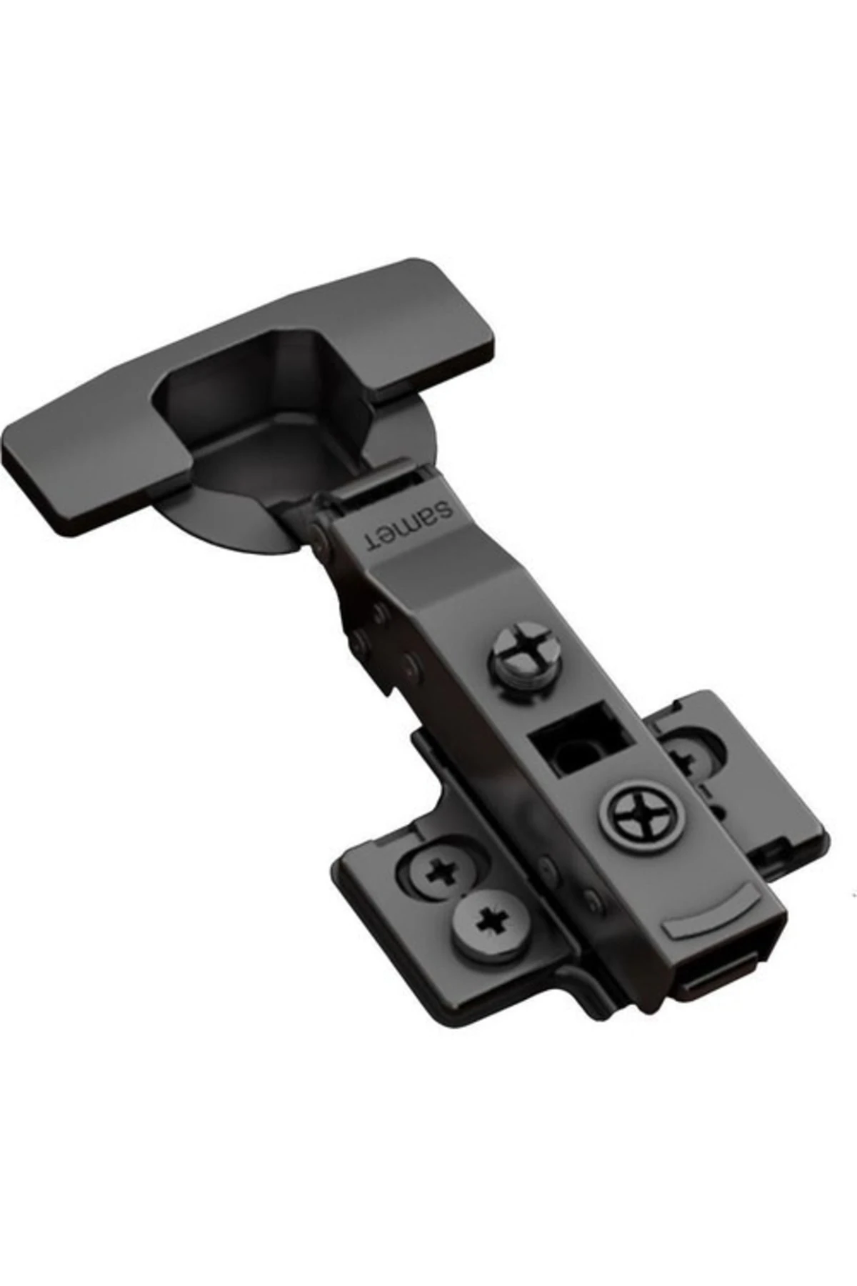 Samet Master Siyah Frenli Düz Menteşe