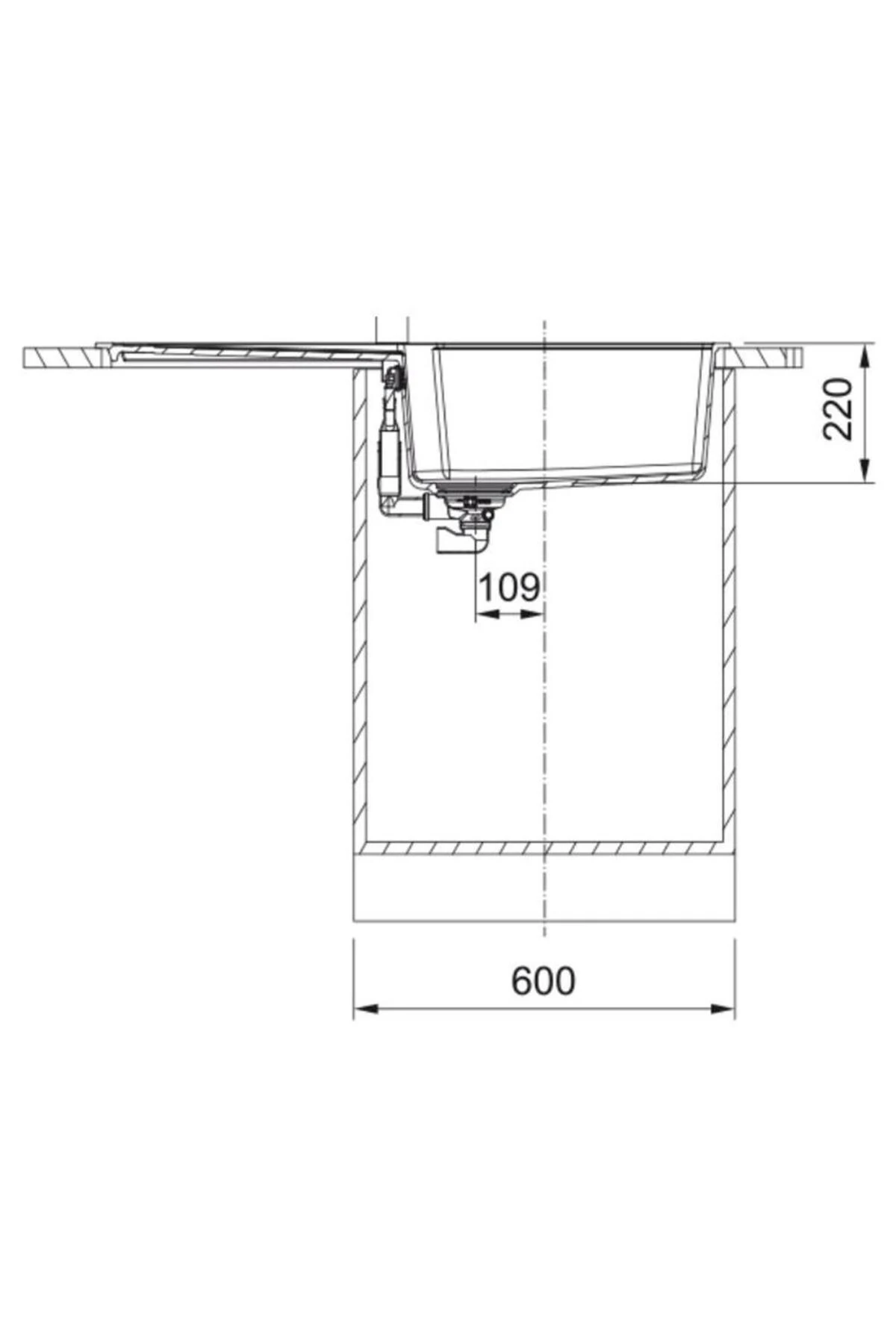 URBAN UBG 611-100 OYSTER Granit Evye