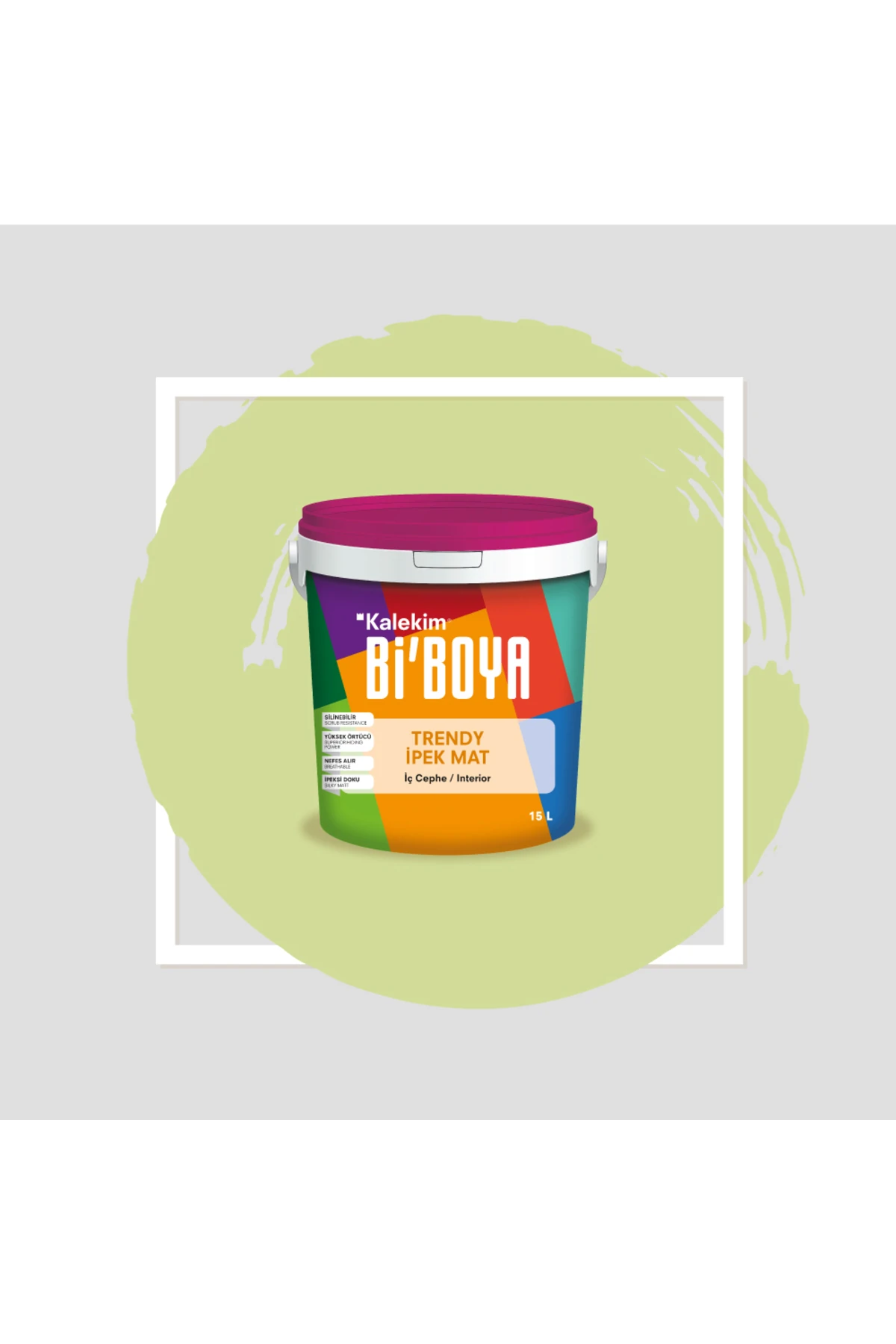 İpek Mat Trendy 15 Lt Filiz