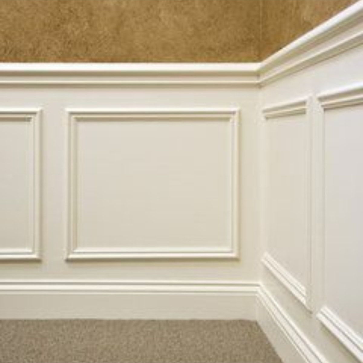Dekoratif Boyanabilir 4 cm Duvar Çıtası 1 Adet 60 cm*60 cm Hazır Kesimli Çerçeve