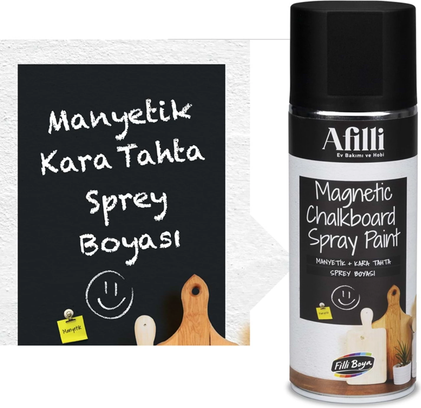 Afilli Manyetik Kara Tahta Sprey Boyası 400ML