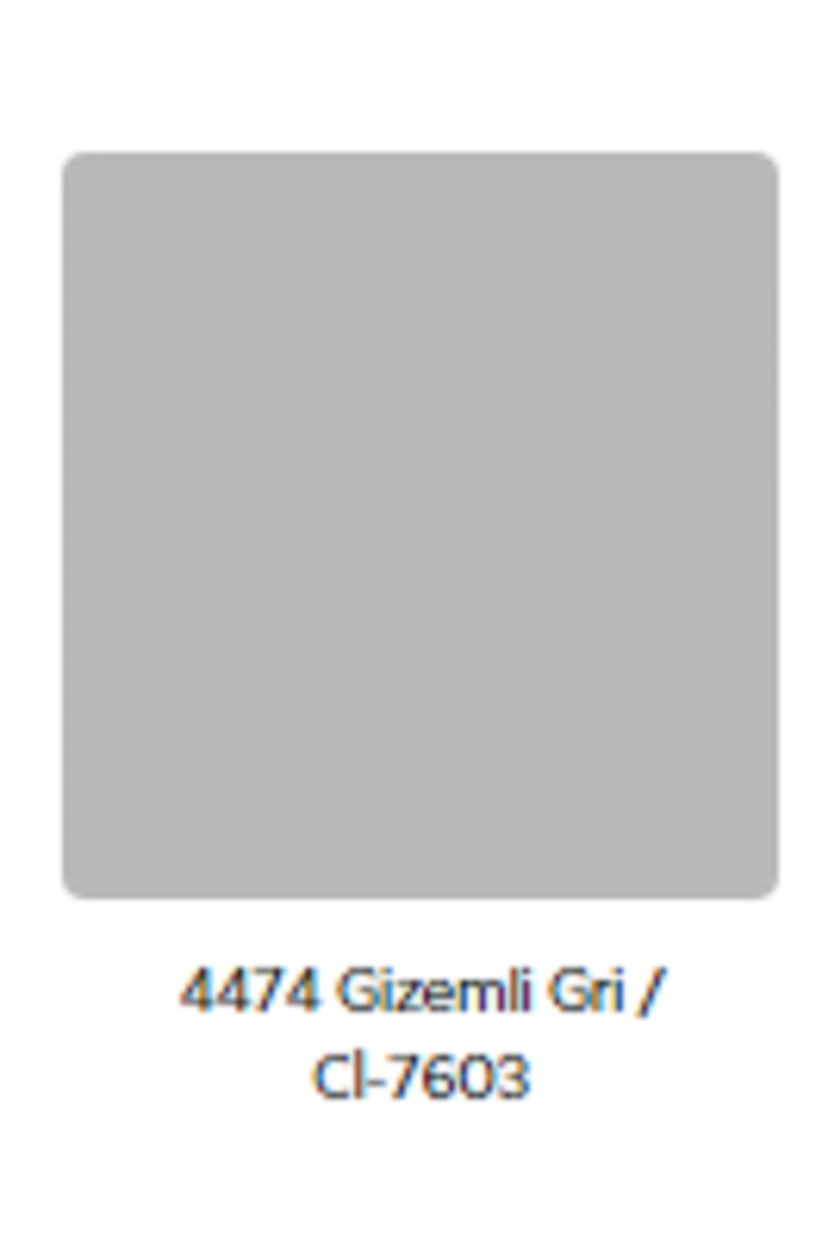 Tam Silinebilir Antibakteriyel Kir Tutmayan Küf Ve Mantar Önleyici Duvar Boyası - Gizemli Gri