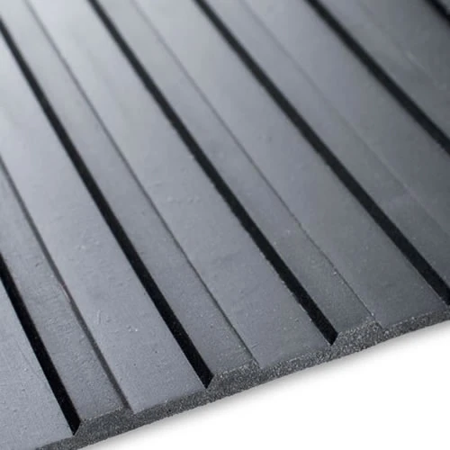 LASTİK LEVHA BÜYÜK OLUKLU 6 MM 1,20 (EN: 1,2 MT BOY: 1 MT)