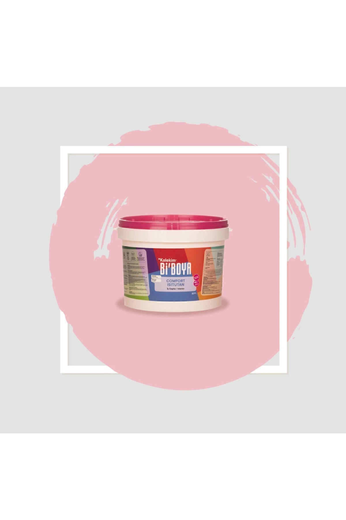 Isıtutan Iç Cephe Boya 2.5 Lt Pembe Inci