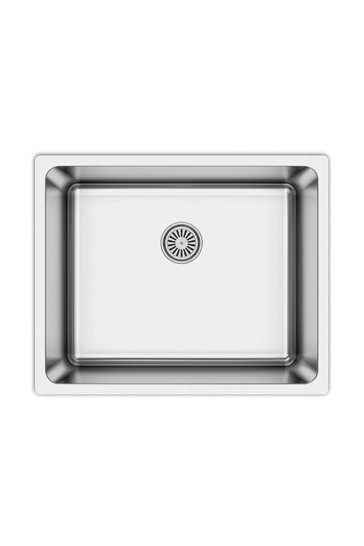 Krom Paslanmaz Çelik Evye (AS 359) 5 Yıl Garanti. Ücretsiz Kargo. Sifon Takımı Hediye