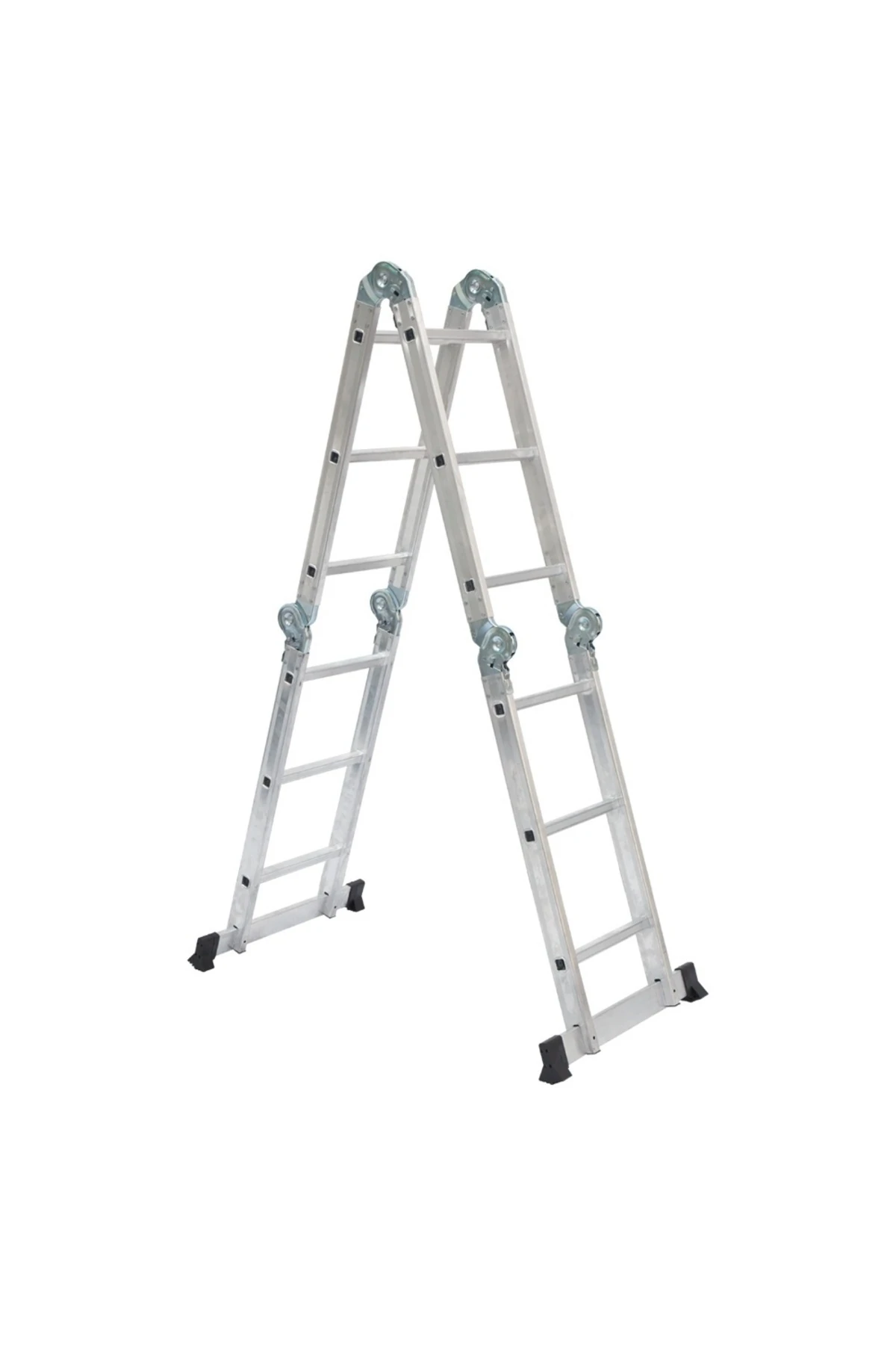 12 Basamaklı 1,6 MM Kalınlık 3.50 M Katlanır Çok Amaçlı Merdiven - ELIT 43