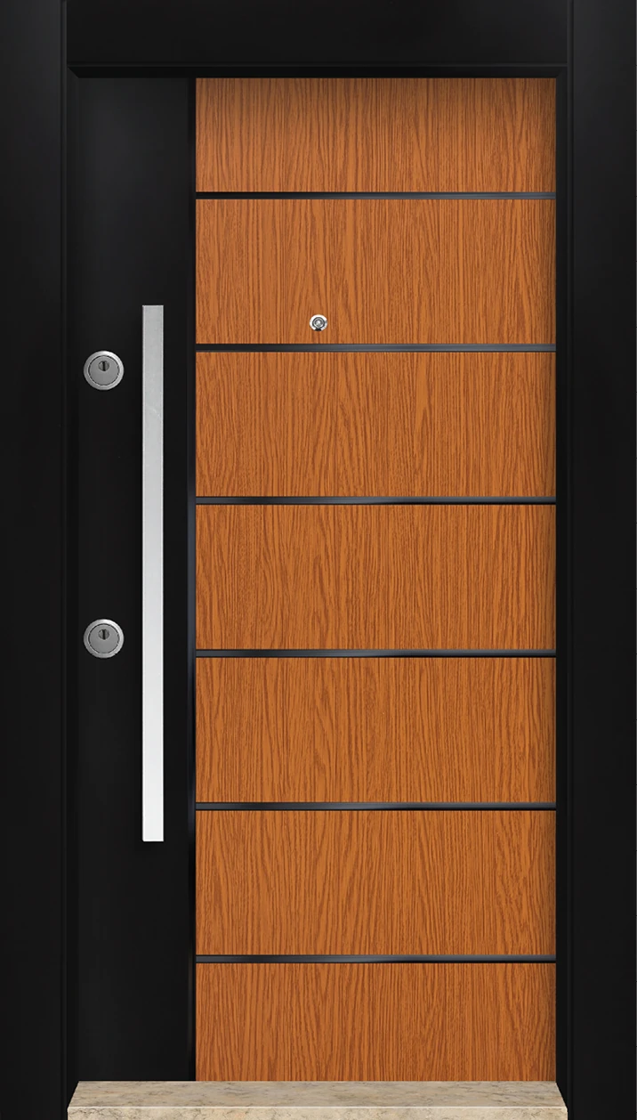 MN-6021 Dış Iklim Kapısı Yağmur'a ve Güneşe Dayanıklı Çelik Kapı