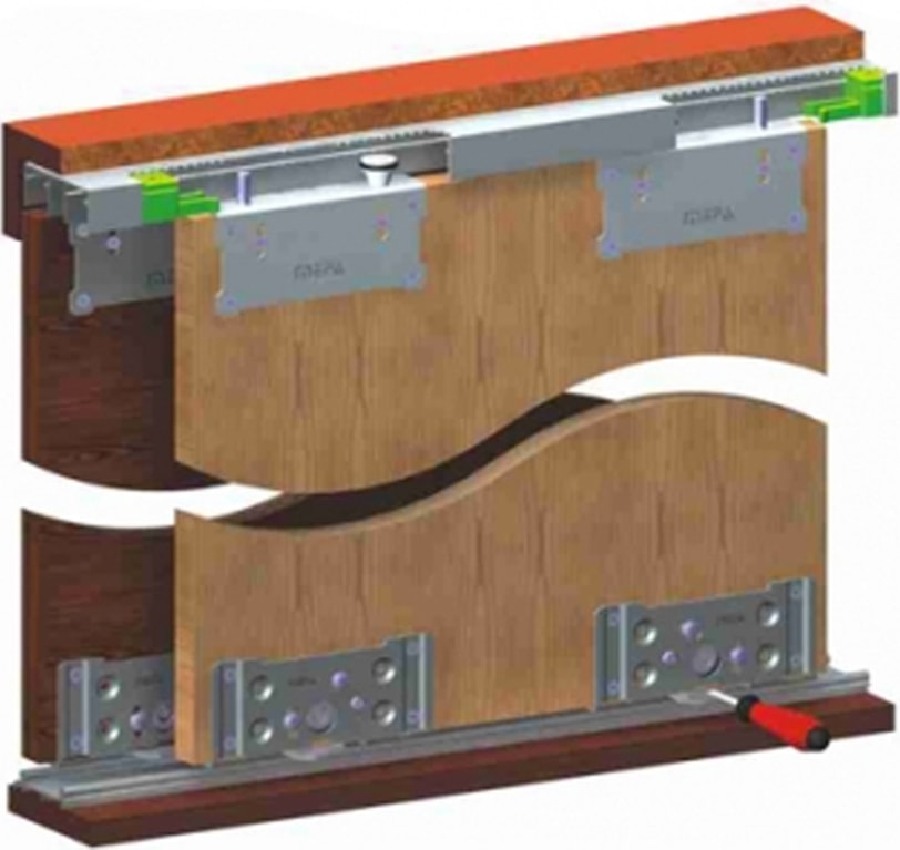 Skm 80 Ay Ayarlı Sürgülü Panel Kapak Sistemi
