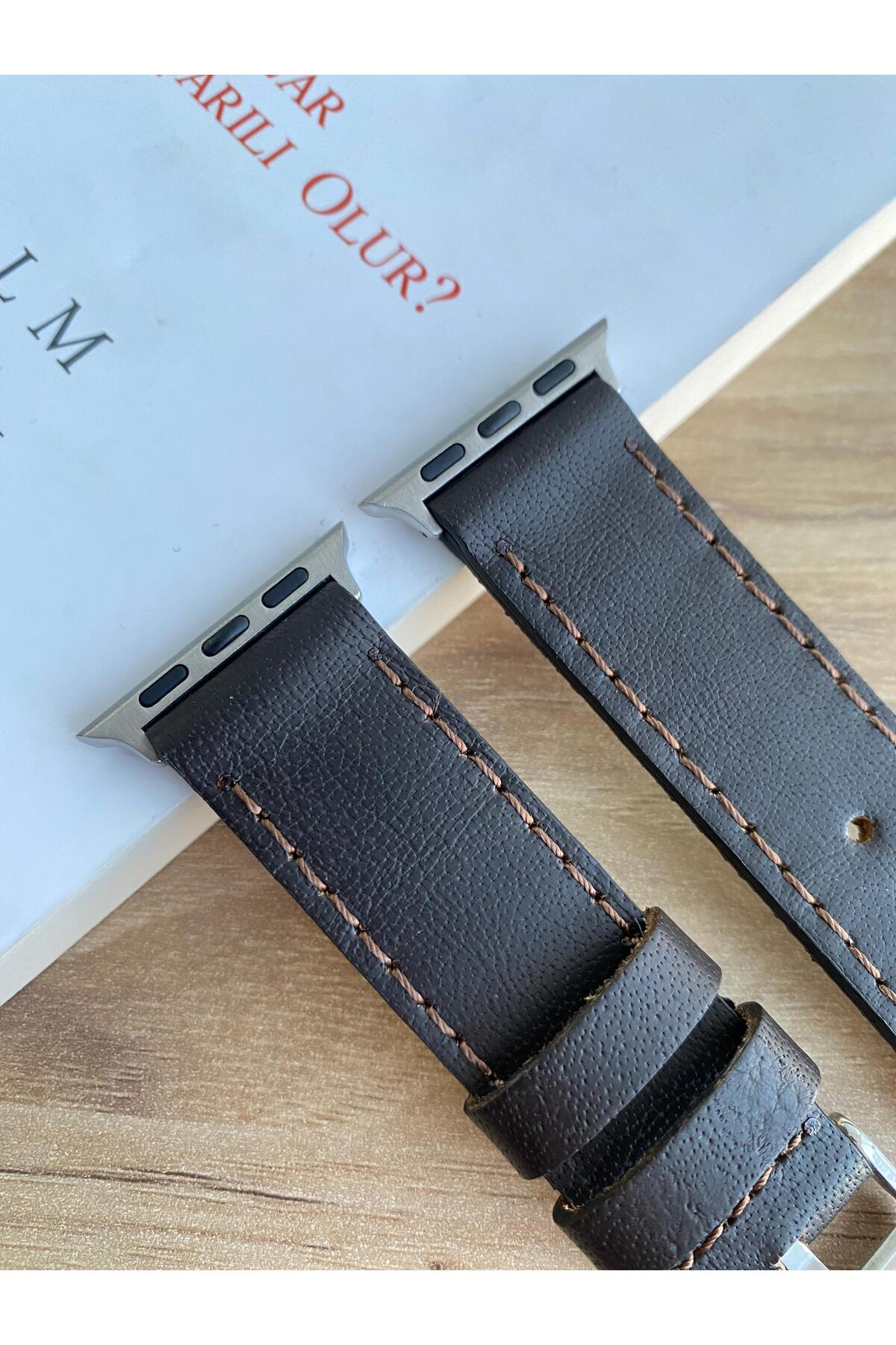 38mm ve 40mm Uyumlu Gerçek Deri Akıllı Saat Kordonu. Gerçek Deri Akıllı Saat Kordonu.