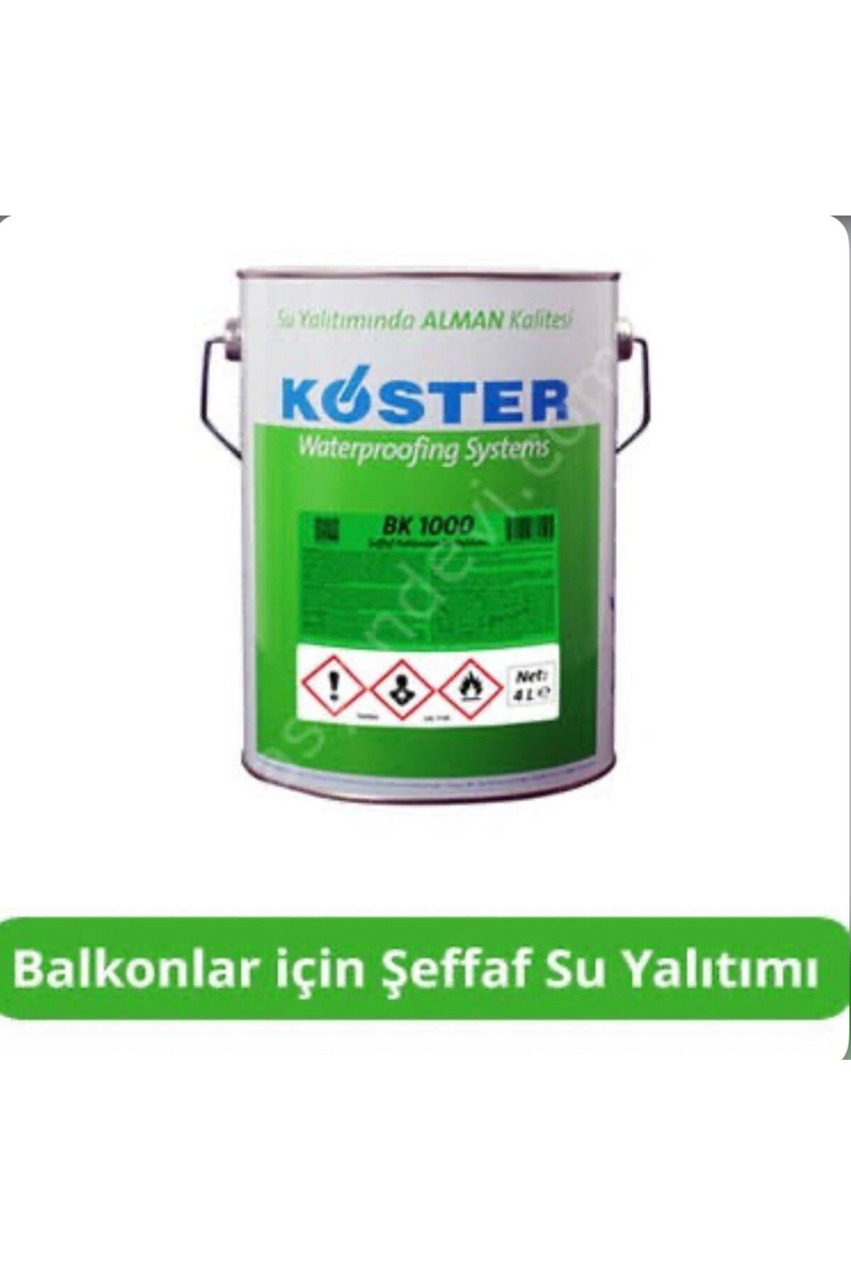 Köster BK 1000 Şeffaf Su Yalıtımı