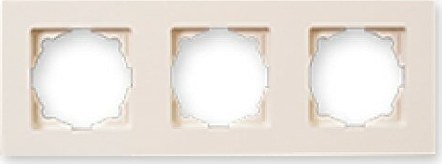 Eqona Krem Üçlü Çerçeve