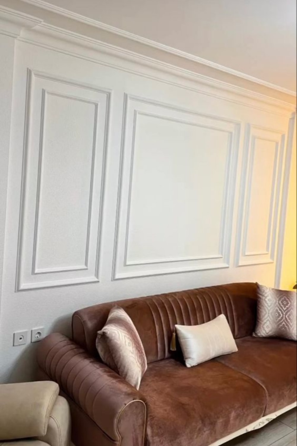 Boyanabilir Dekoratif Hazır Kesimli Duvar Çıtası Kolay Kurulum Salon Antre Modern Tasarım