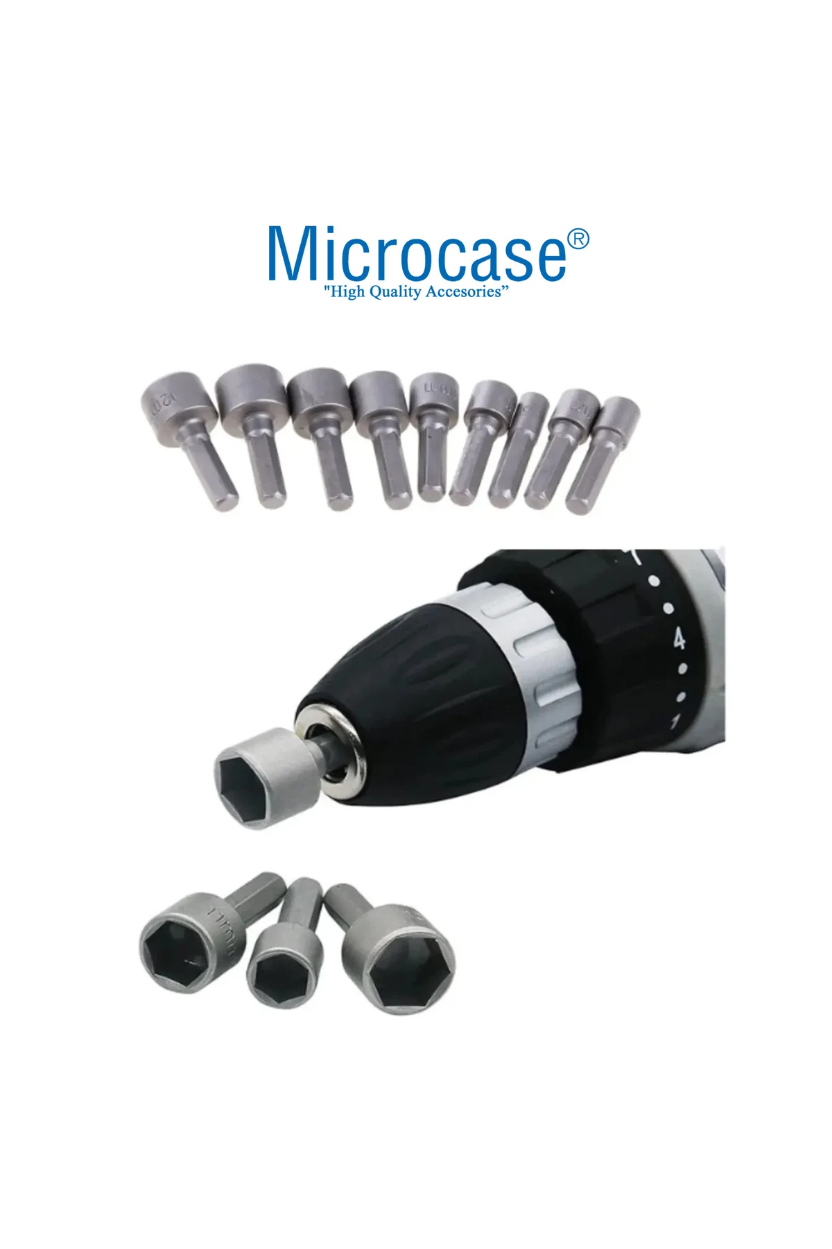 9 Parça Manteyik Civata Somun Adaptörü - AL4910