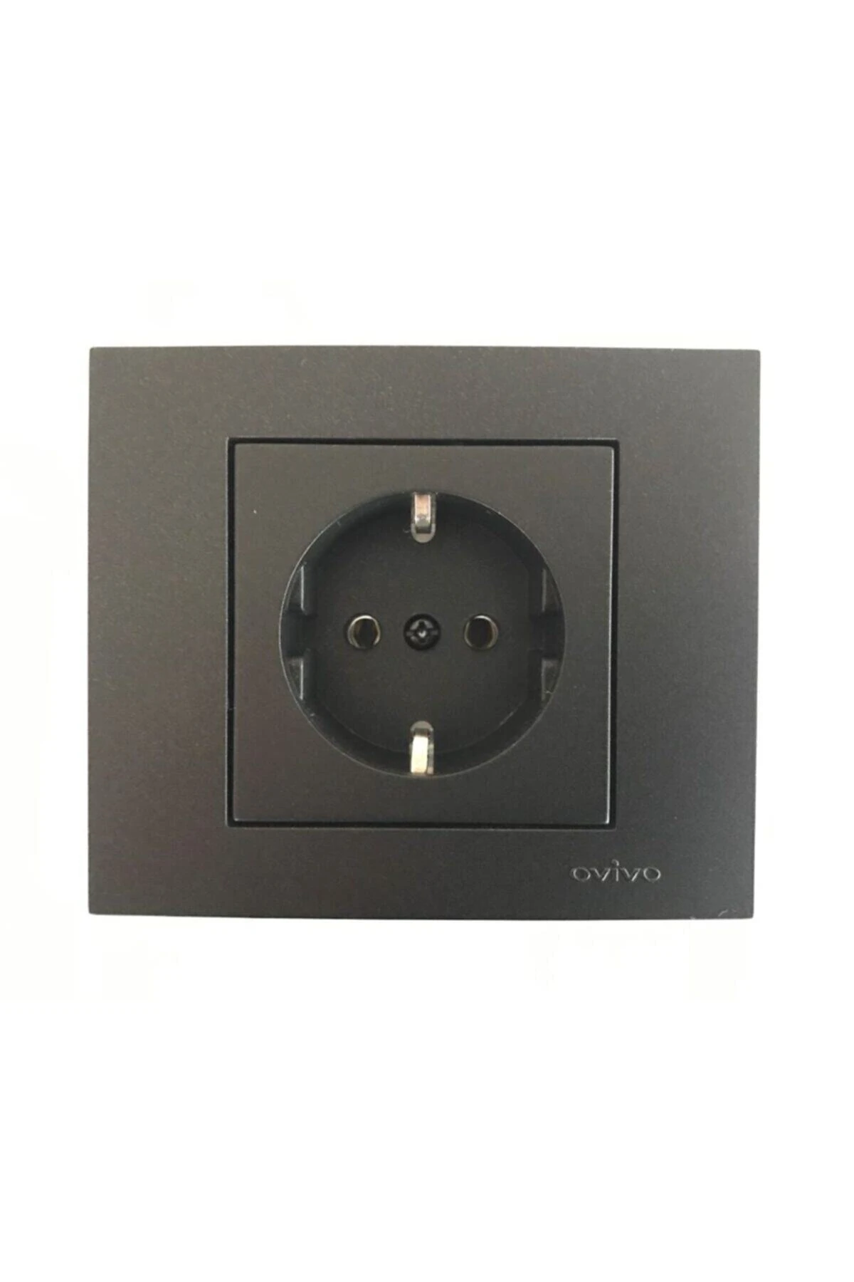 Siyah Topraklı Priz Çerçeveli