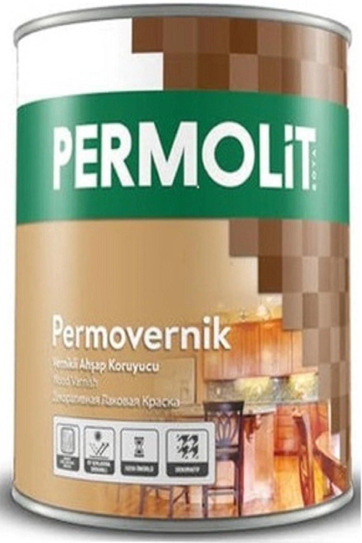 Vernikli Ahşap Koruyucu 2,5 Lt 0043 Koyu Meşe
